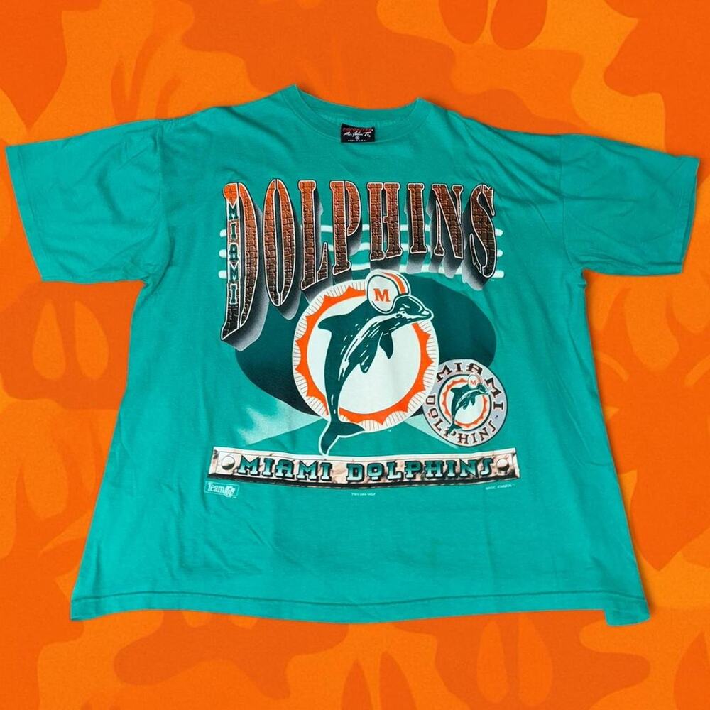 Vintage 1994 Miami Dolphins T-Shirt Magic Johnson Tee
